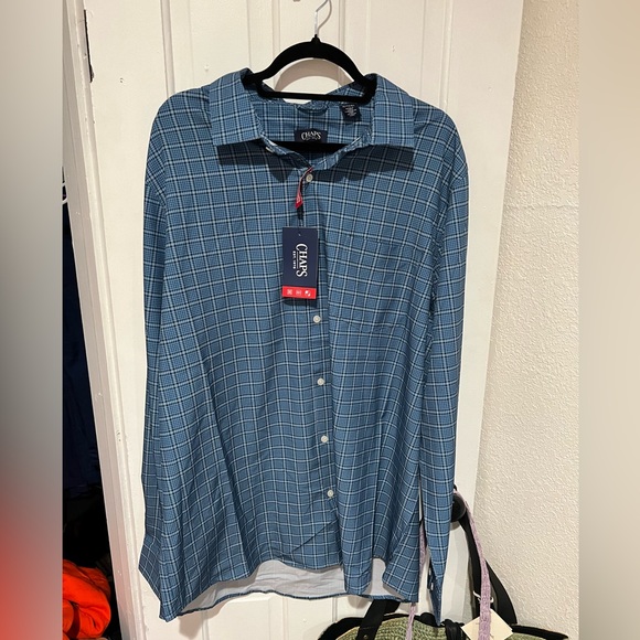 Men’s Chaps Performance Button Up - Picture 1 of 4
